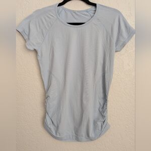 Athleta Sky Blue Short Sleeve Tee